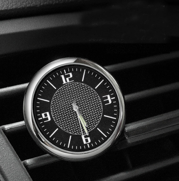 New Car Clock Ornaments Auto Watch Air Vents Outlet Clip Mini Decoration Automotive Dashboard Time Display Clock Car Acc