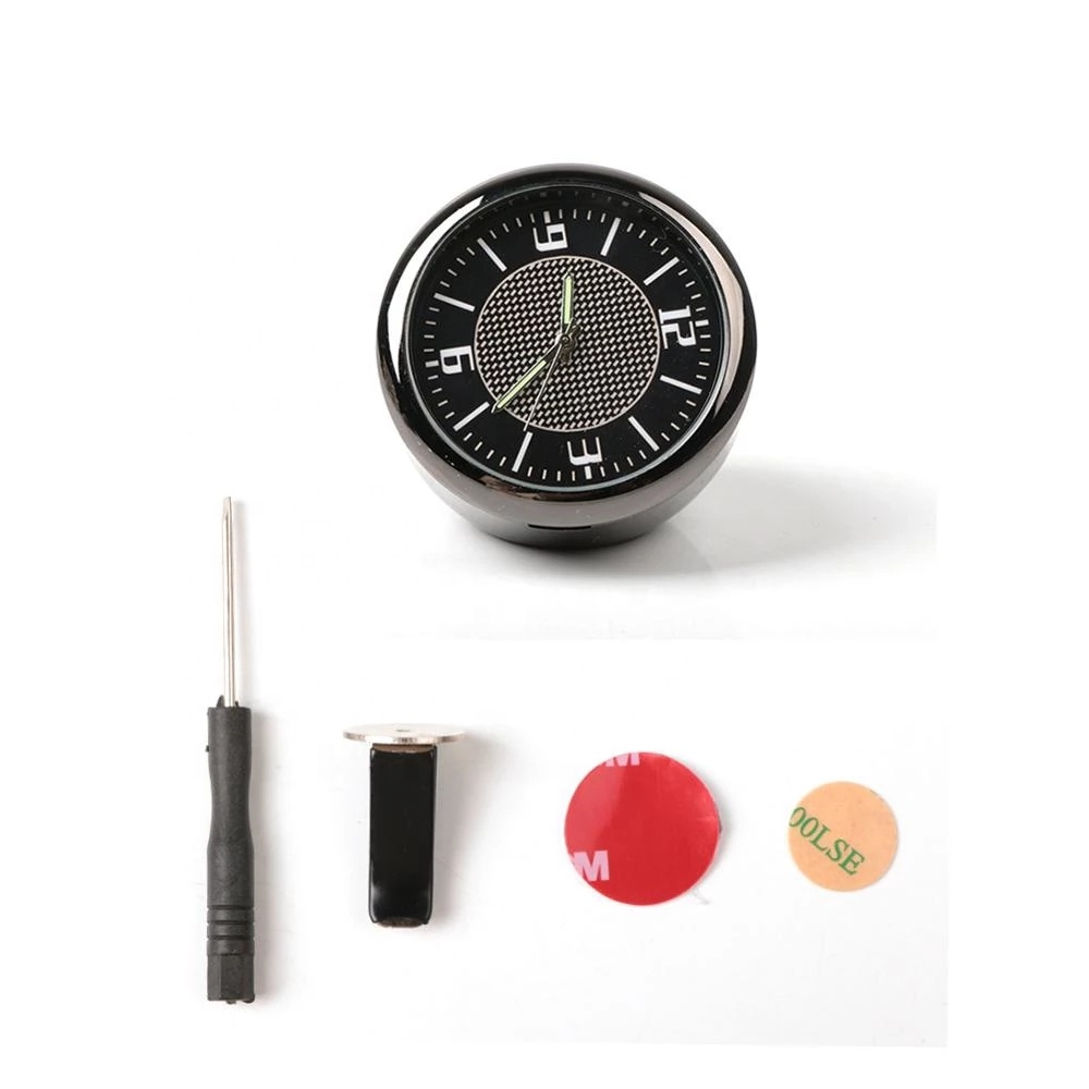 New Car Clock Ornaments Auto Watch Air Vents Outlet Clip Mini Decoration Automotive Dashboard Time Display Clock Car Acc