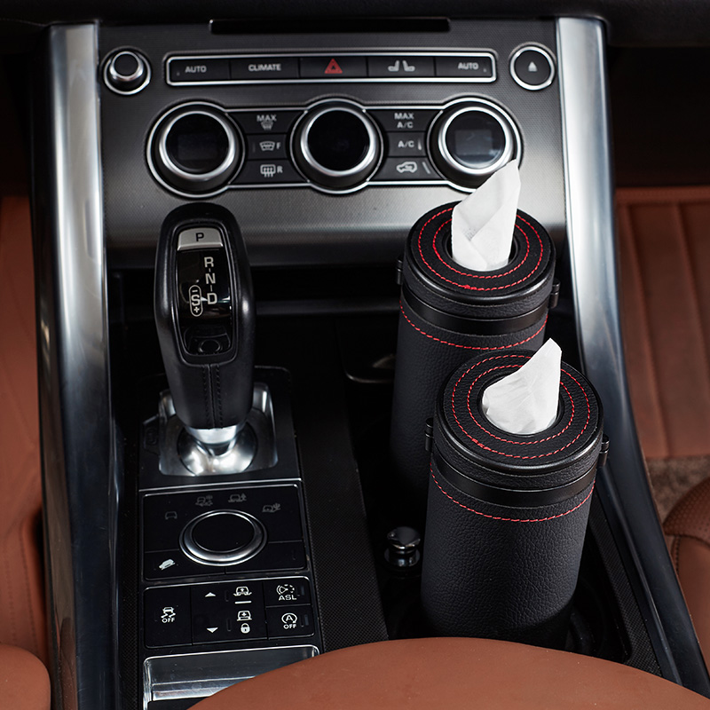 Car Accessories  Car Tissue Box Paper Extractor Sleeve Circular Napkin Holder Clip Office Cute Car Tissue Box H