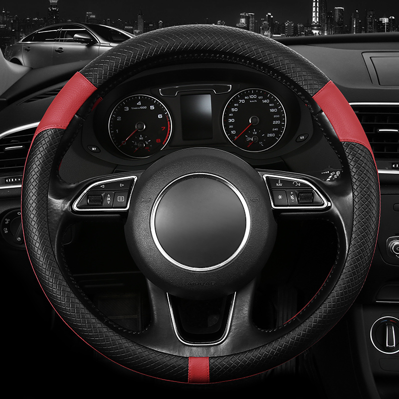 2021 Hot Sale Stitching Leather Steering Wheel Cover