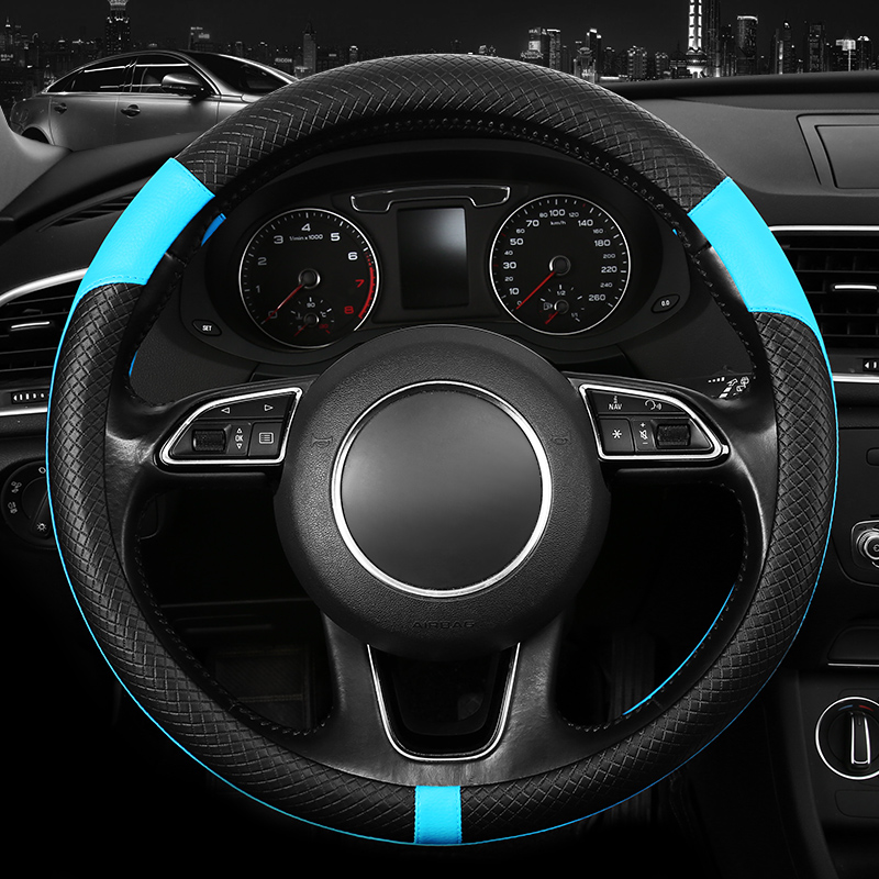 2021 Hot Sale Stitching Leather Steering Wheel Cover