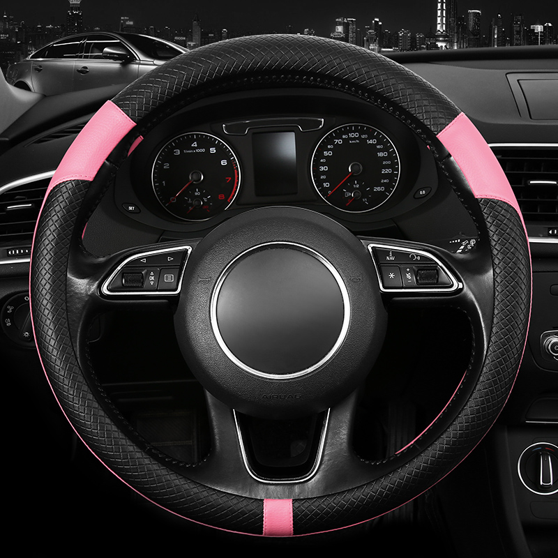 2021 Hot Sale Stitching Leather Steering Wheel Cover
