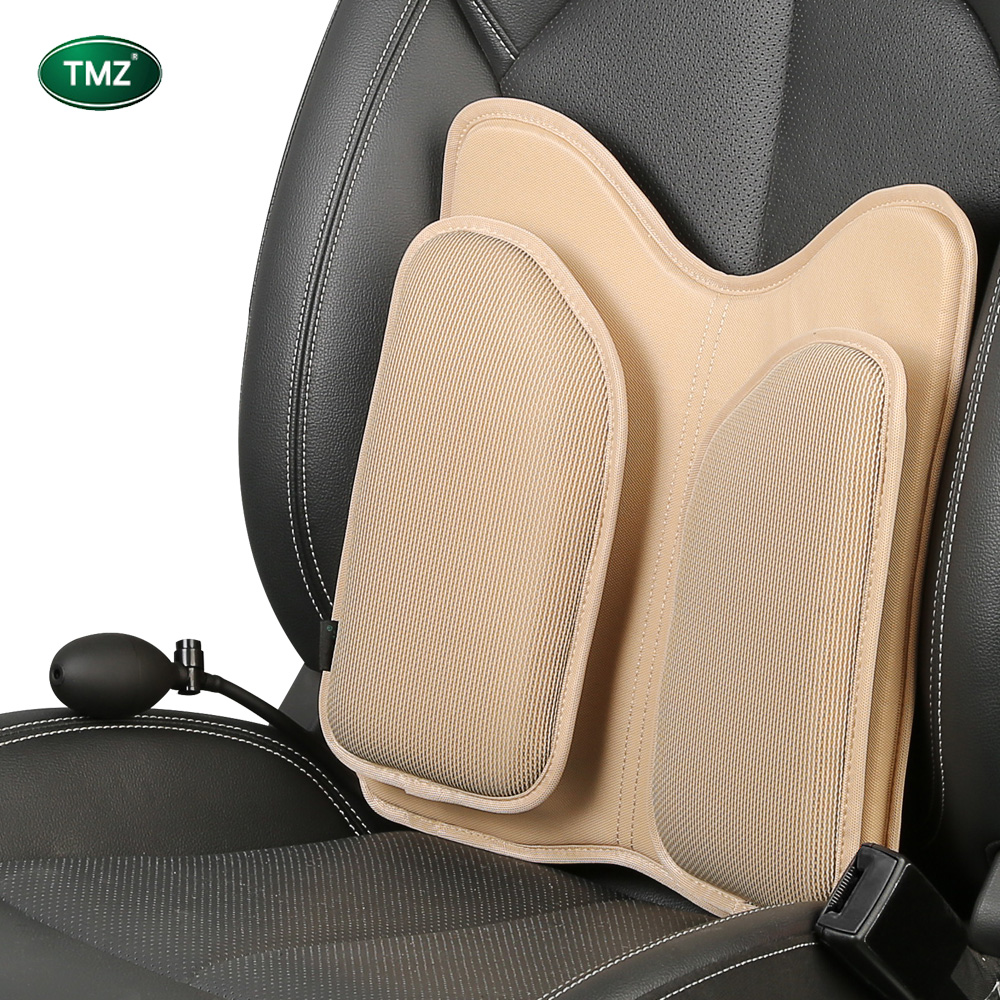 2020 High Density Car Lumbar Back Cushion Anti-Spondylodynia Elastic Memory Foam Waist Support Back Rest Car Seat Lumbar