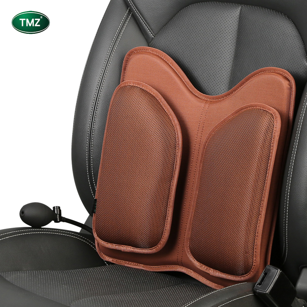 2020 High Density Car Lumbar Back Cushion Anti-Spondylodynia Elastic Memory Foam Waist Support Back Rest Car Seat Lumbar