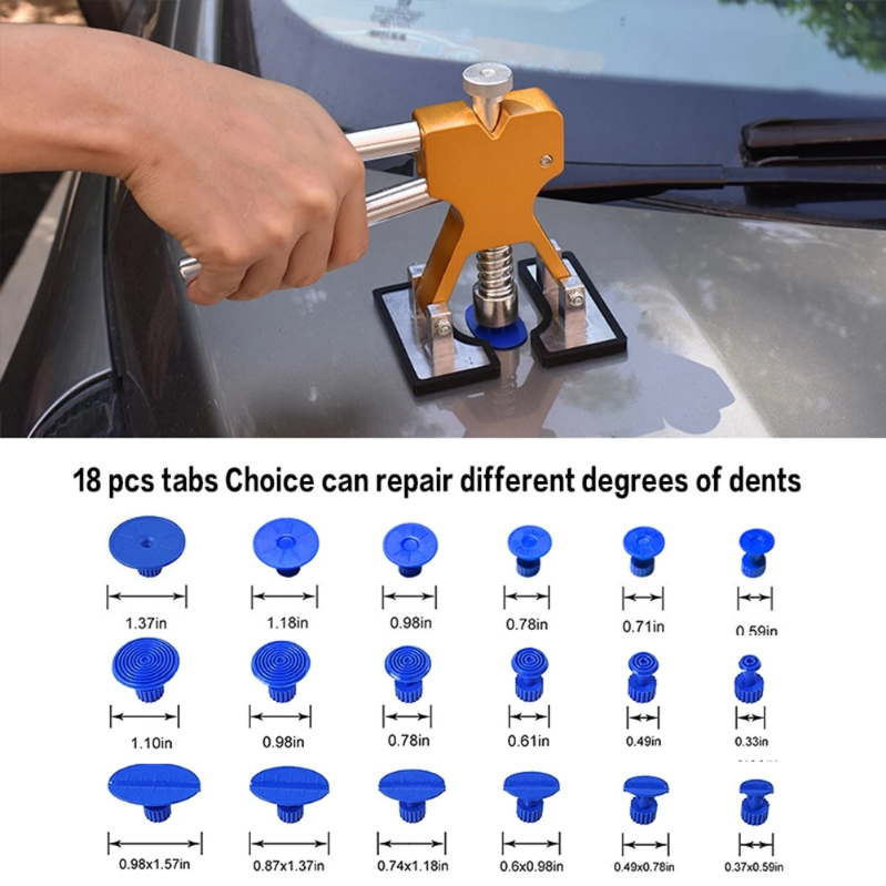 Car Dent Removal Dent Puller Auto Body Repair Tool Kits Car Body Denting Dent Remover Paintless (Withou Glue)