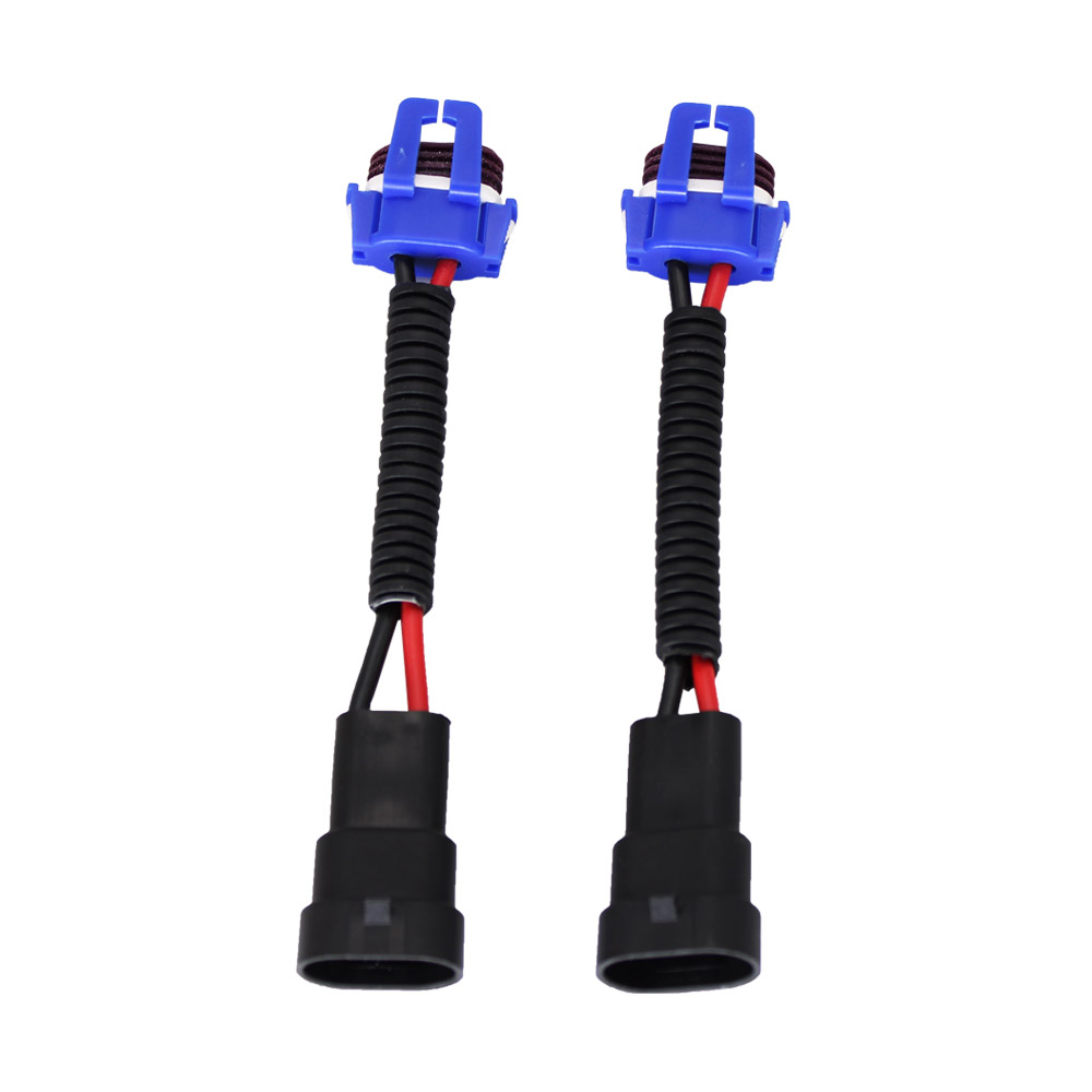 TAOCHIS 9005 HB3 9006 HB4 Ceramics Female male Wiring Harness Socket Car Connector Cable Plug for HID LED Lights