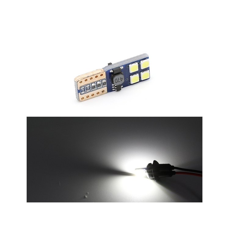 T10 8SMD 3030 high-brightness LED license plate light Newly designed 7 kinds of light colors PA