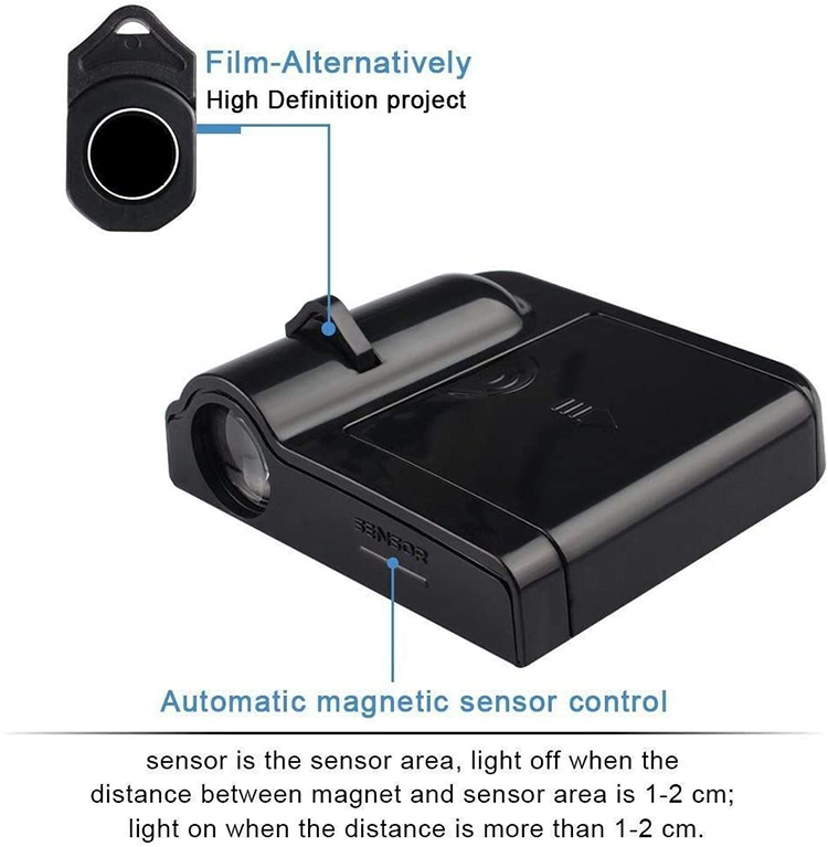 BRAD  Directly!! Wireless Pasteable  Ghost Shadow Light Car Door  Light Led Car  Projector Laser Light