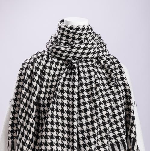 High Quality Winter Warm Scarf Soft Cotton Scarves With Tassel