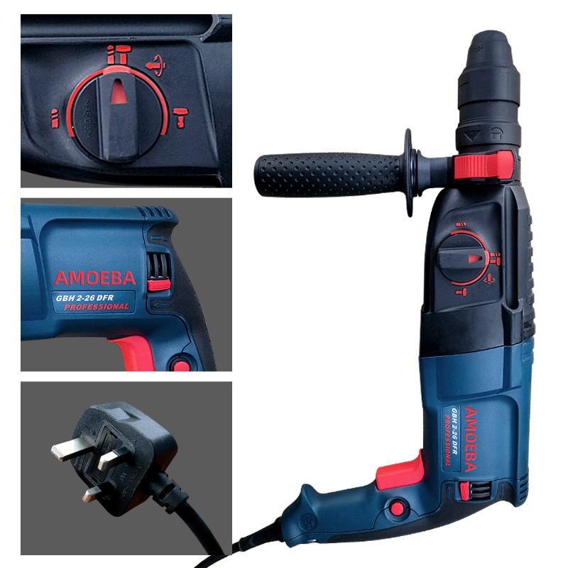 power Rotary Hammer 850W 900W Drilling Machine 2-26mm SDS Plus 4 Functions AC Electric Hammer impact power hammer drills
