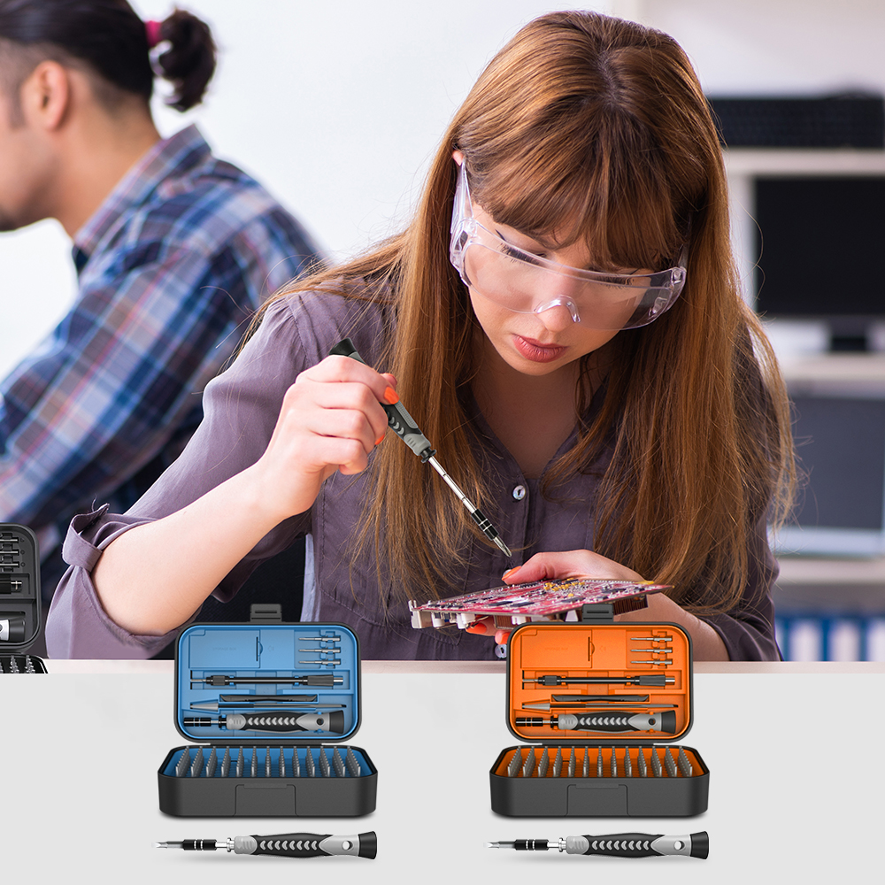 2022 130 In 1 Professional Mini Precision Phillips Watch Magnetic Multi Bit Screwdriver Bit Set Hand Tool Set