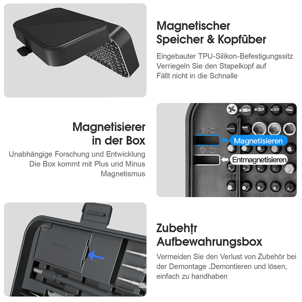 2022 130 In 1 Professional Mini Precision Phillips Watch Magnetic Multi Bit Screwdriver Bit Set Hand Tool Set