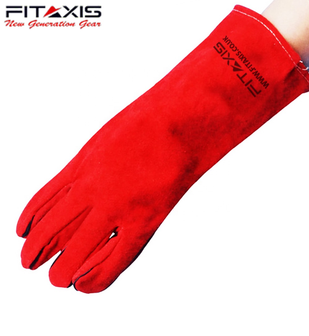 Cow Leather Cut Resistant Riggers Working Safety Gloves