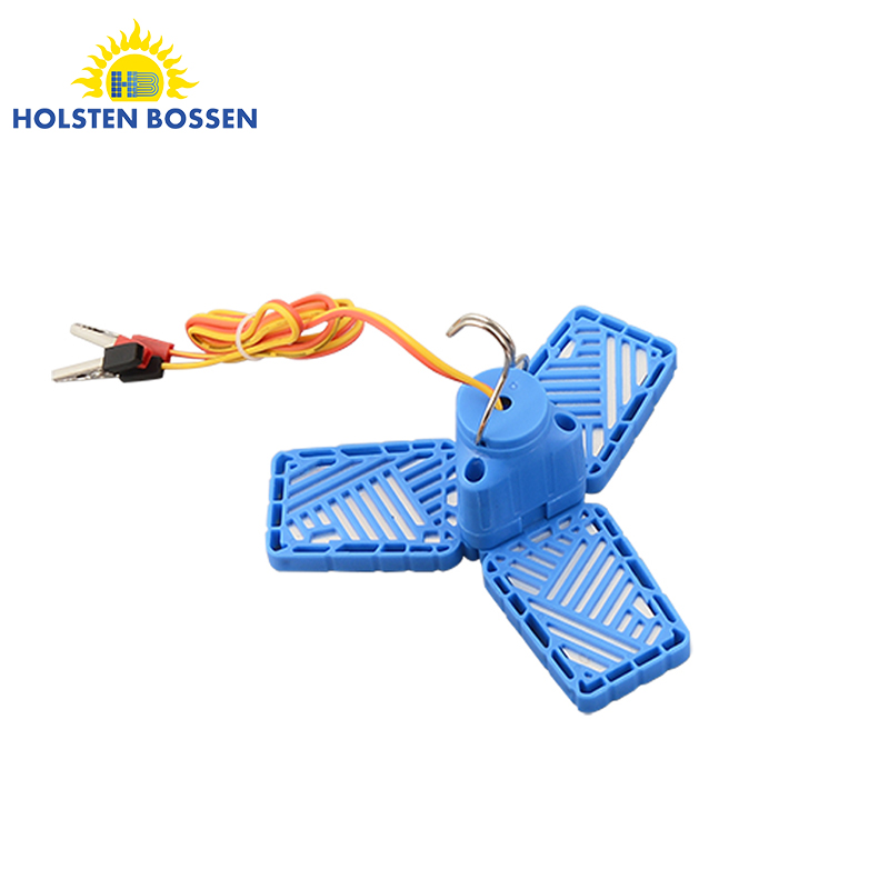 High Quality Super Bright Ceiling 360 Angle Adjustable Three Leaf Deformable 12v dc 18w Fan Blade Led Bulb Light