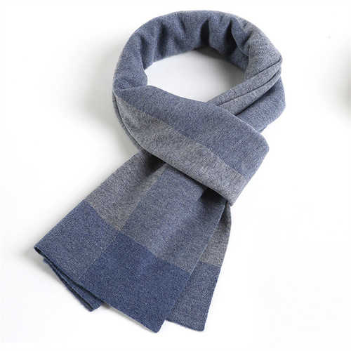 Mens Fashion Business Shawls And Scarves Luxury Knitted Scarf Wool Scarf For Men