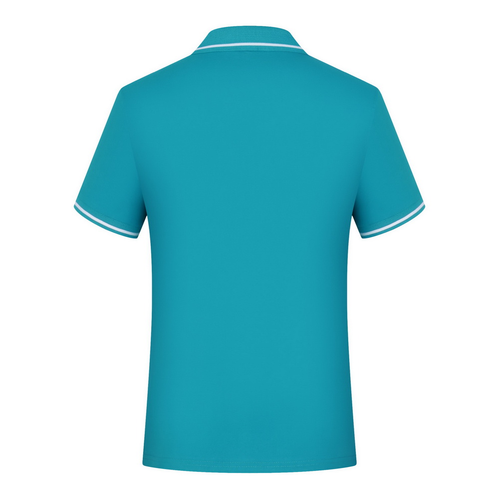 New style slim fit anti-shrink business man clothes 100% cotton men's contrast polo t shirts