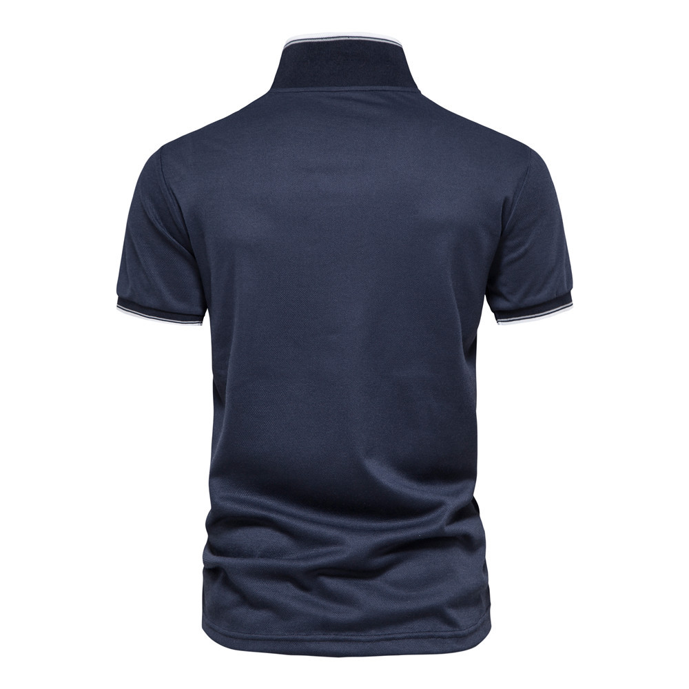  Short Sleeve  Plain Golf Polo Shirt   Design Blank 100% Cotton T Shirt Polo Men's Polo Shirts