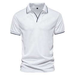  Short Sleeve  Plain Golf Polo Shirt   Design Blank 100% Cotton T Shirt Polo Men's Polo Shirts