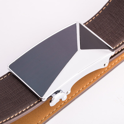 The New Style Of Business Automatic Buckle Men's Leather Belt