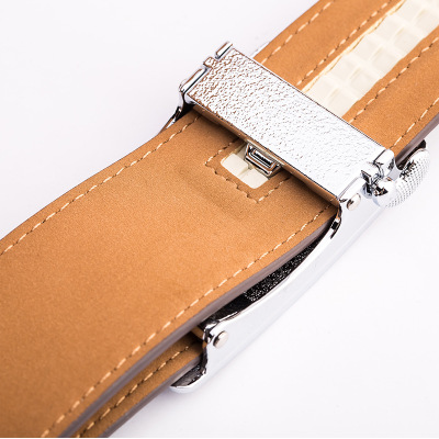 The New Style Of Business Automatic Buckle Men's Leather Belt