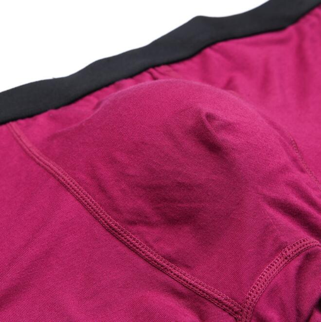  Solid Bamboo Fiber Breathable Comfortable Underwear Super-elastic Shorts Black Underpants men's briefs & boxers