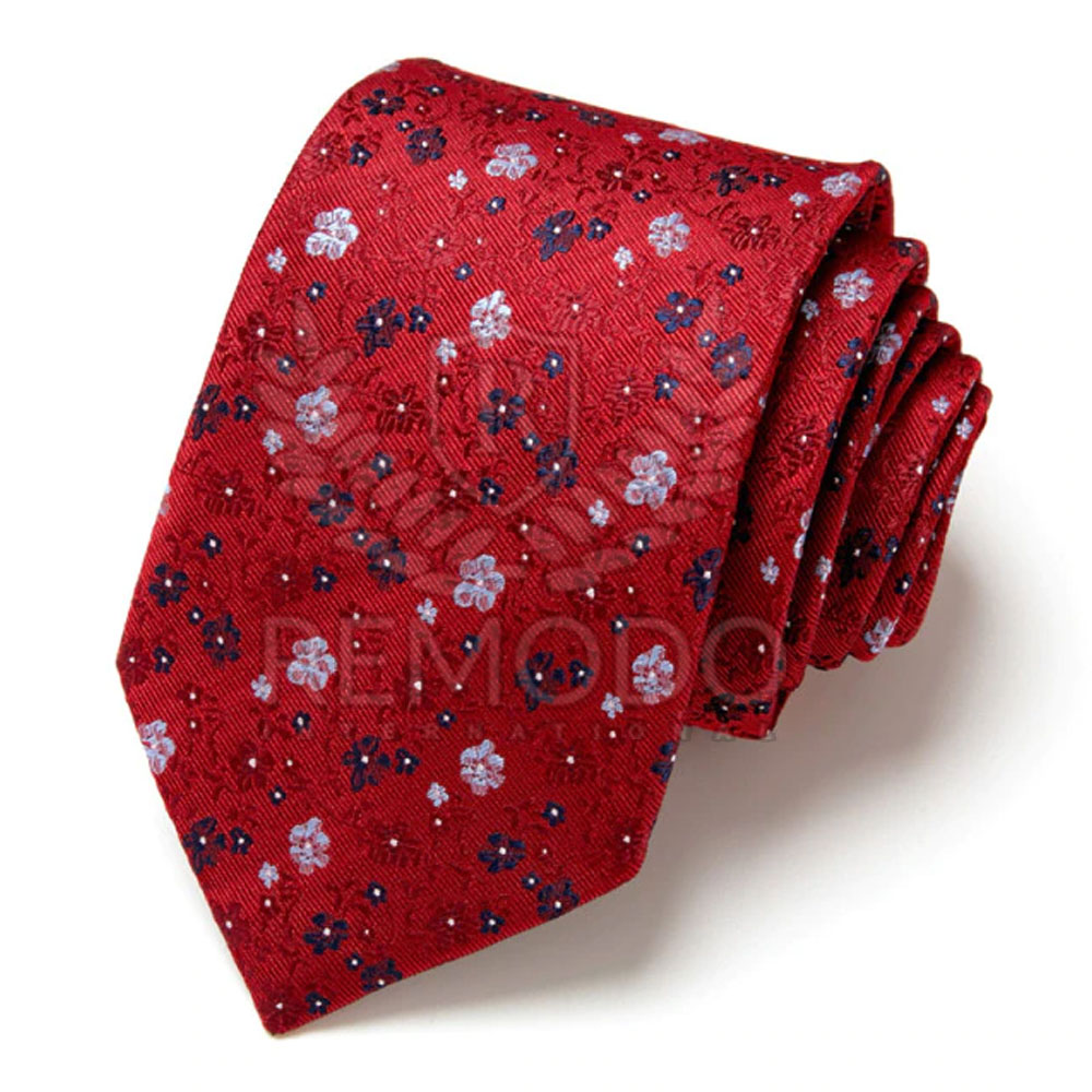 Personalized Printing Design Polyester and Silk Fabric Woven Necktie Men's  Ties