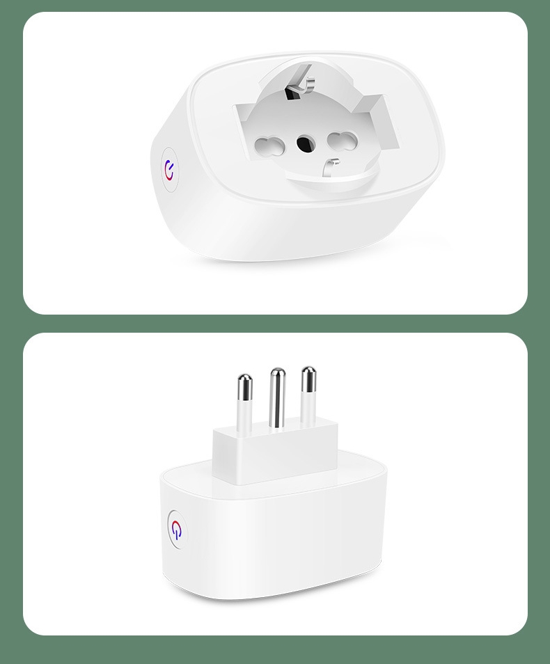 Italy Standard New Arrival Device Products for Smart Home 16A Wireless Wifi Electric Plug Socket