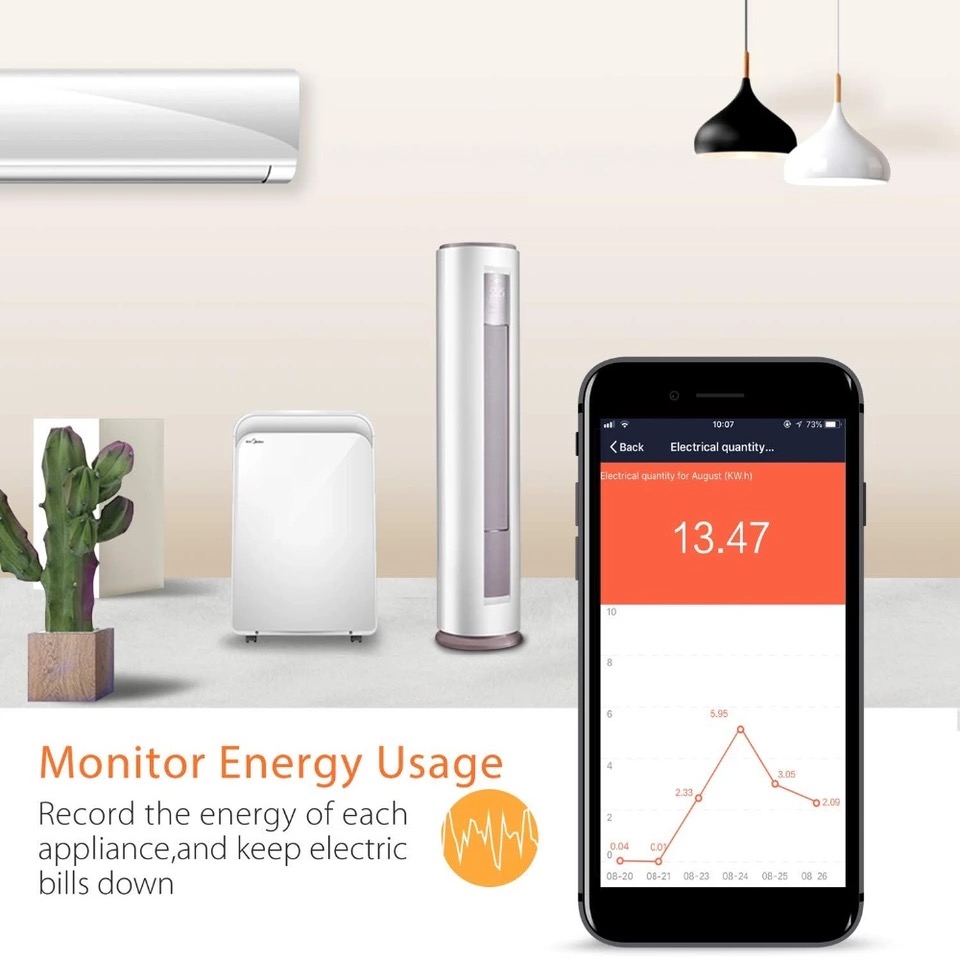 Italy Standard New Arrival Device Products for Smart Home 16A Wireless Wifi Electric Plug Socket