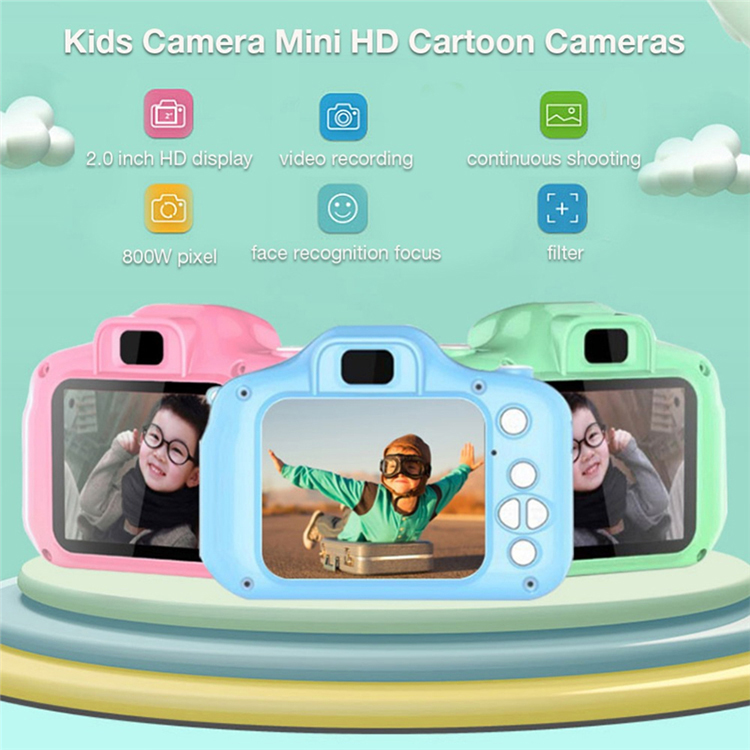   mini kids' cameras child toy gifts full hd 1080p video photo cute camera digital baby kids camera for childr
