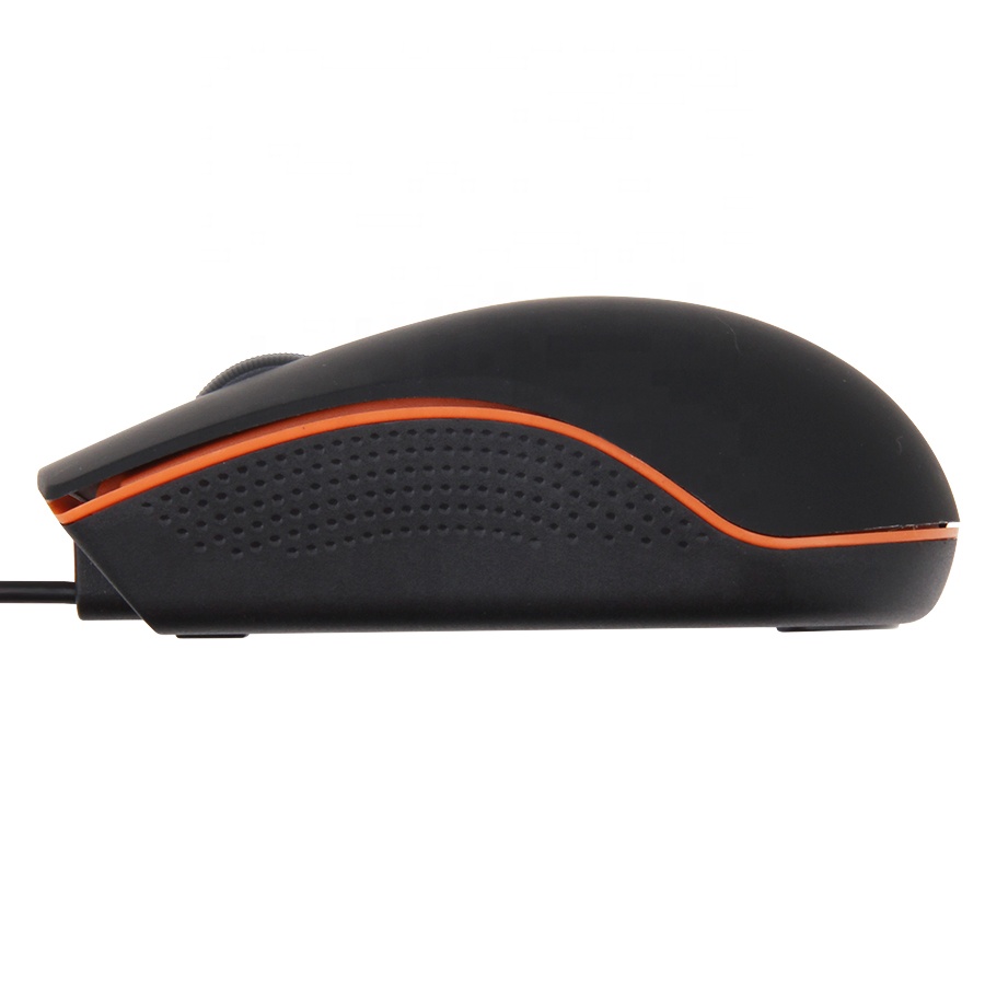 Cheap Home Office Wired Mouse Frosted Surface Optical USB Computer Accessories For PC Laptop