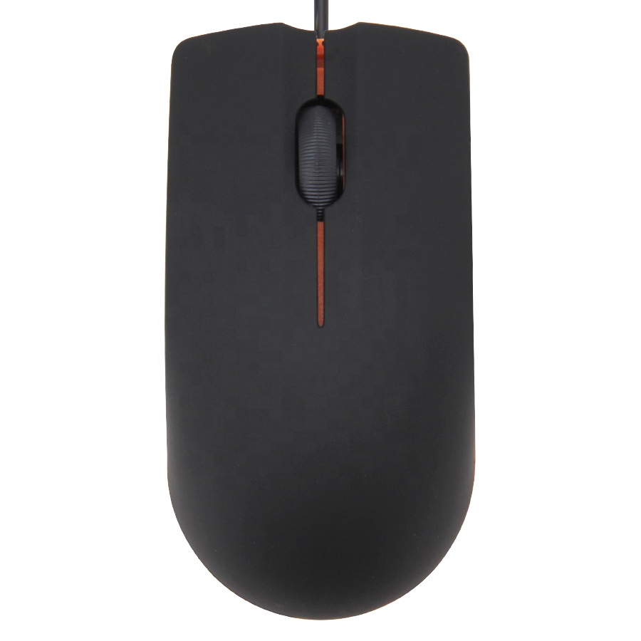 Cheap Home Office Wired Mouse Frosted Surface Optical USB Computer Accessories For PC Laptop