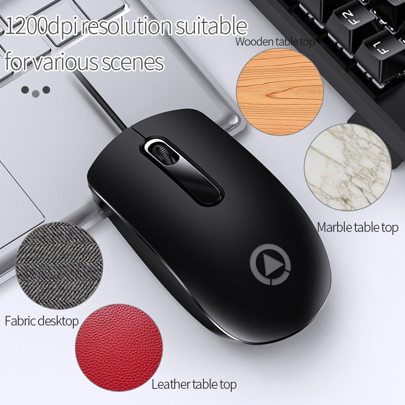 Best seller G9 office wired mouse portable breathing light computer ergonomic mouse for computer accessories
