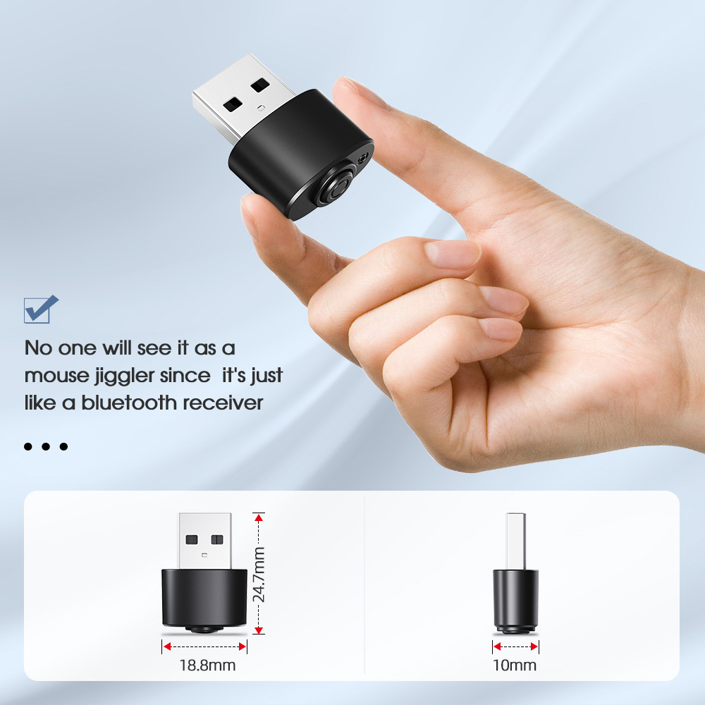 Lovingcool   Computer Accessories Undetectable Mouse Mover Keeps Computer Awake Mini USB Mouse Jiggler