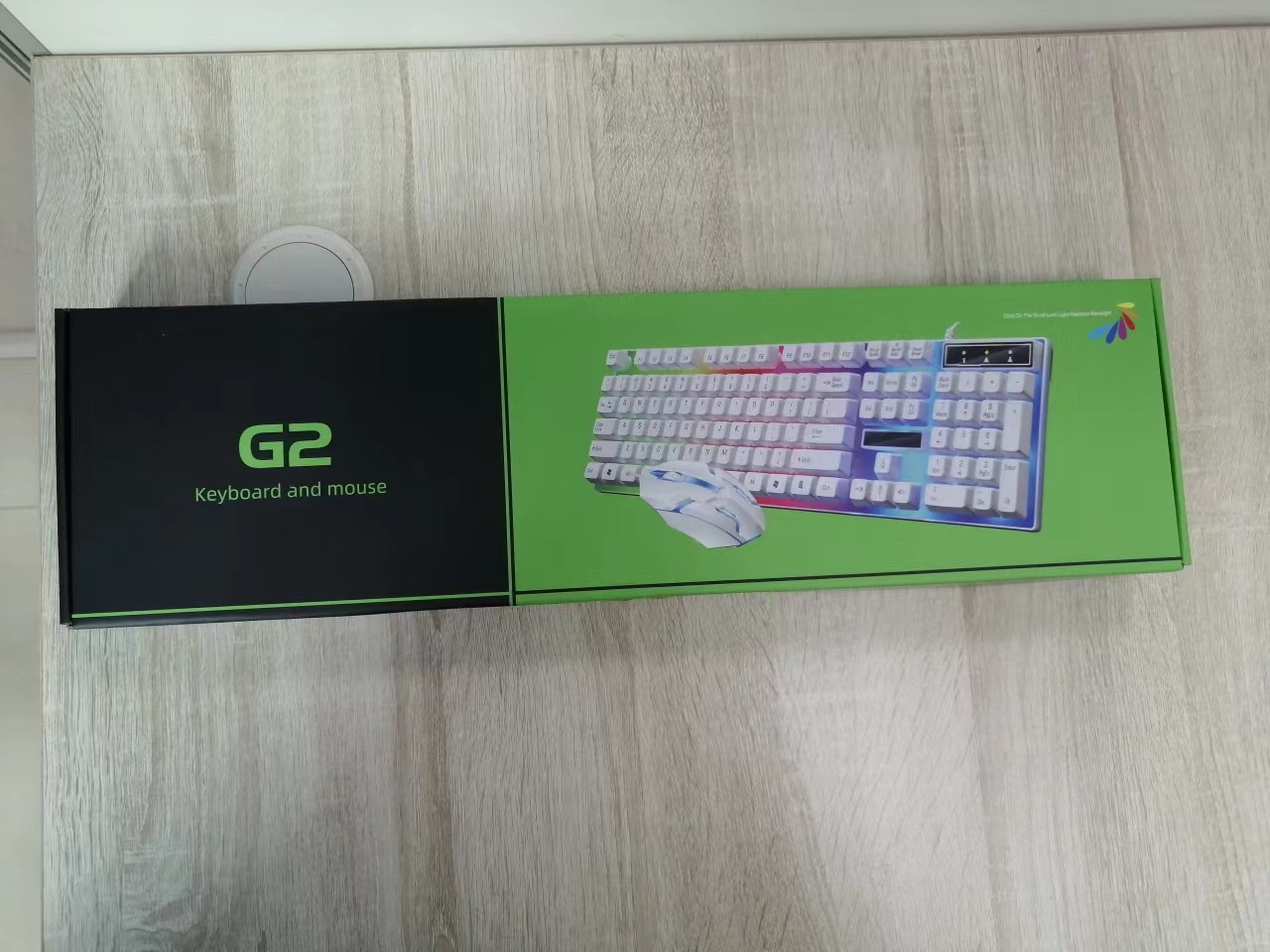 Original  200 different types keyboard g21b LED light Gaming keyboard and Mouse Combos English package