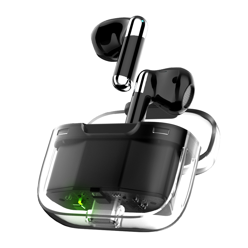 Popular J207 Transparent Earphones Wireless 5.2 Version Ear pods