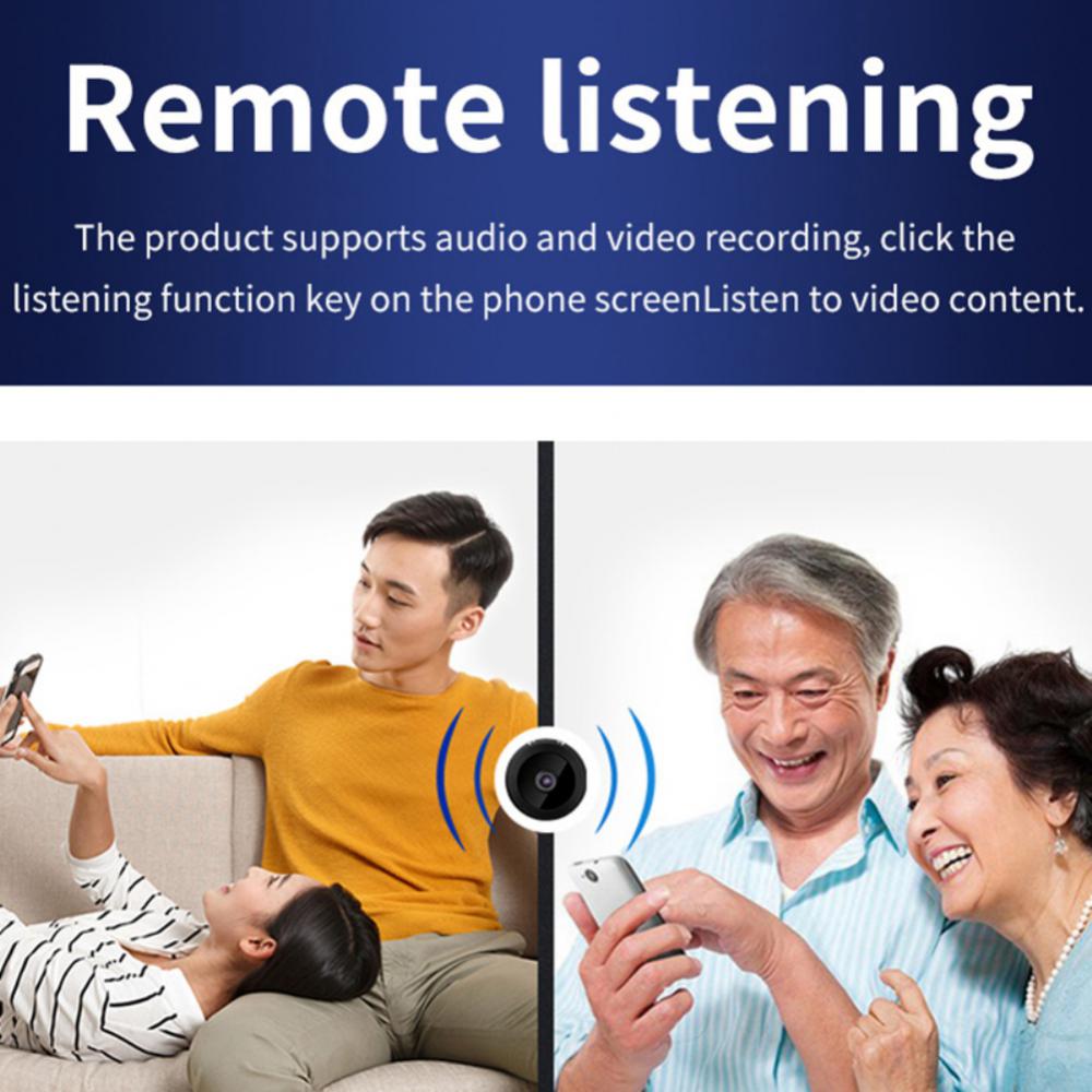 A9 Mini Camera Wireless WiFi IP Home Security HD 1080P DVR Night Vision Remote, 2-Way Audio, Surveillance,Phone Smart Mo