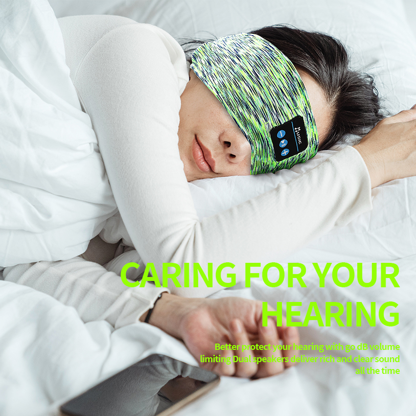 Sleeping Headsets Earbuds Diadema Wireless Sport Headband Sleep Headphones LED Bluetooth Mobile Headset for Workout Runn