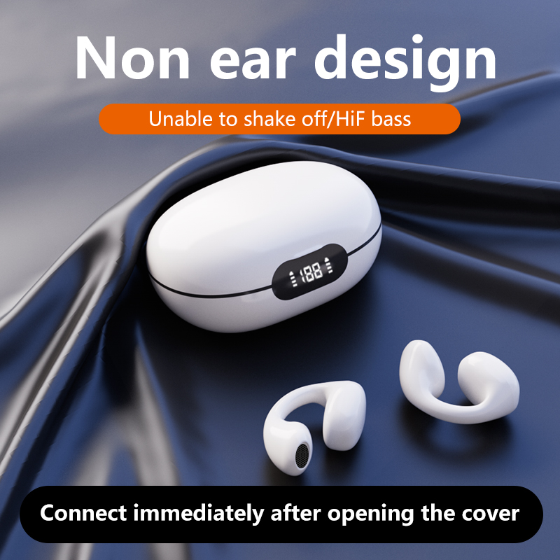 2023  H21   Earbud and In-Ear Headphones Low Delay Touch Headset Half-ear Noise Reduction Earbuds