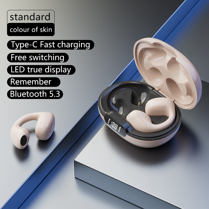 2023  H21   Earbud and In-Ear Headphones Low Delay Touch Headset Half-ear Noise Reduction Earbuds