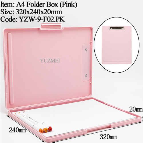 A4-Size-Multi-Function-Plastic-File-Box-Organizer-Folder-for-Archival (1 Piece)