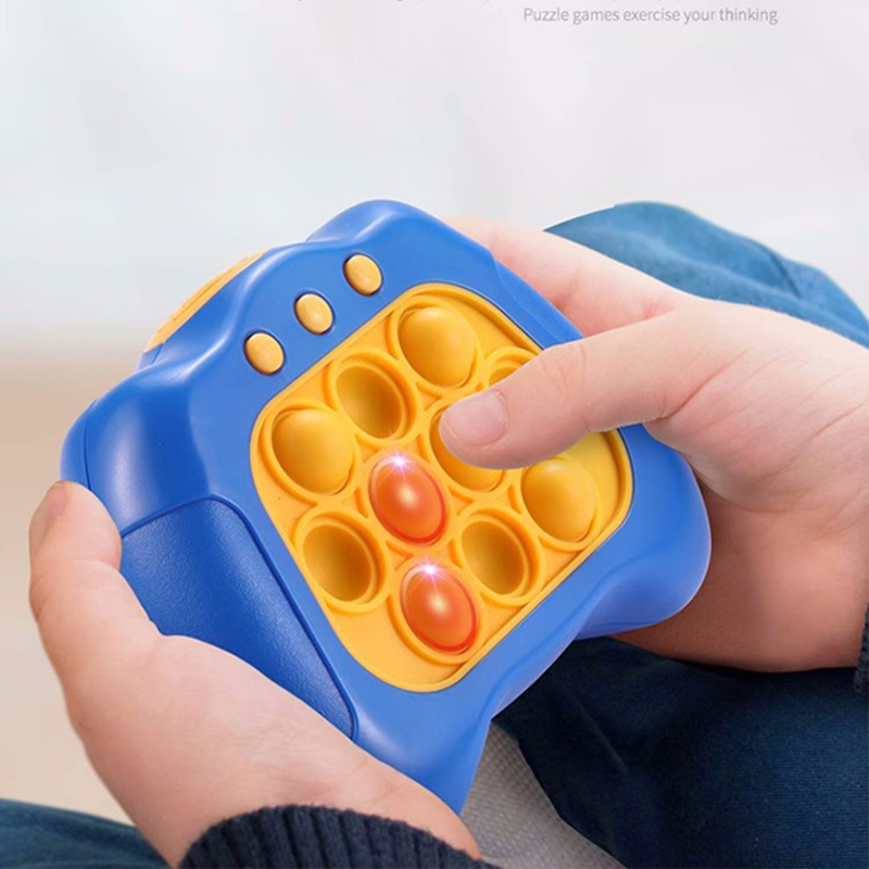 Quick push Game Electronic Pop Light Up Electronic Game Popping Sensory Fidget Toys Puzzle Fidget Game Toys For Kids