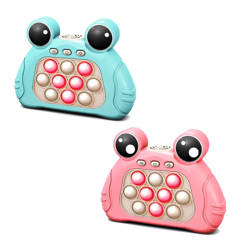 Quick push Game Electronic Pop Light Up Electronic Game Popping Sensory Fidget Toys Puzzle Fidget Game Toys For Kids