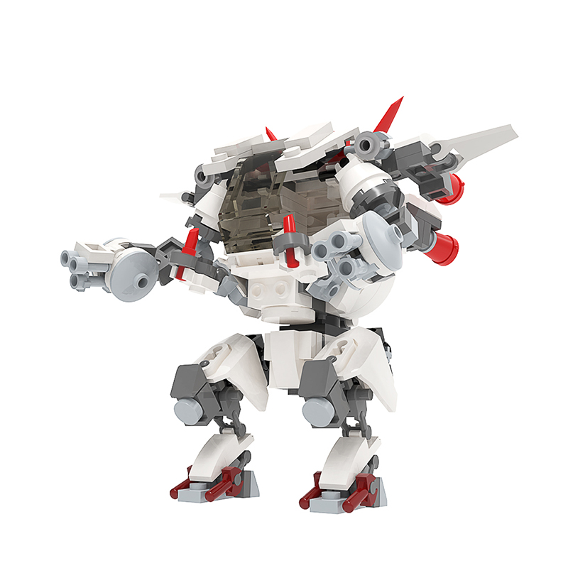 Buildmoc Set Building Blocks Video Game Overwatch White Rabbit D.VA Bricks LEGOing Toy for Child Kids Children Girls