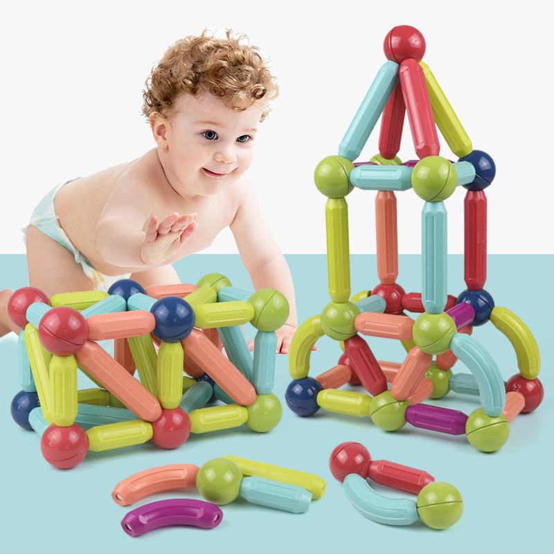 Kids Magnetic Toys, Magnet Balls Magnetic Building Set Toy, Magnetic Balls and Sticks