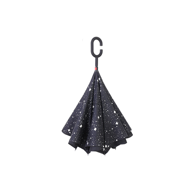 C handle windproof reverse inverted umbrella rain gear