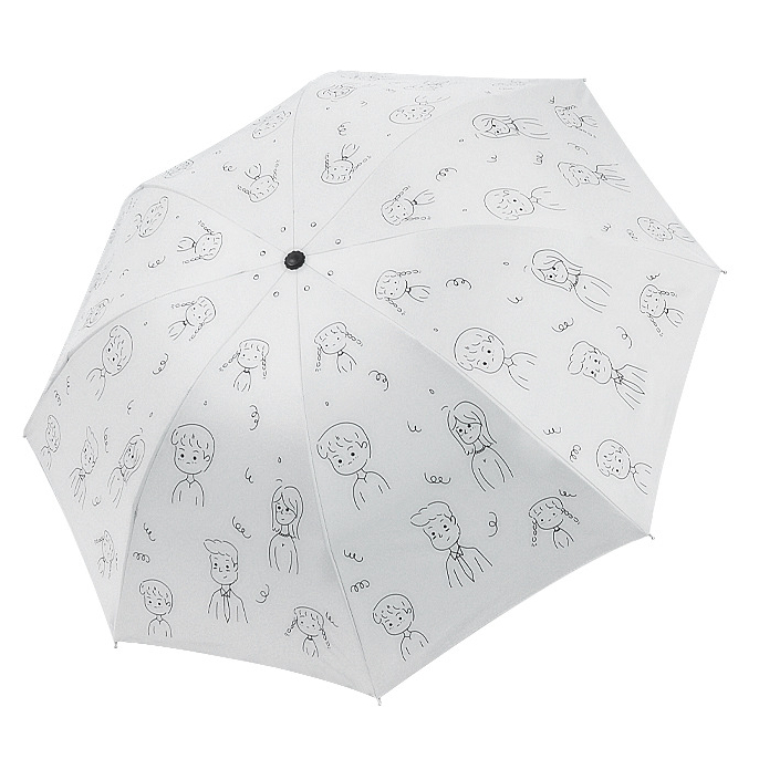 4 Colors Small Pocket Folding Pencil Umbrella Ultra-thin Light Mini Umbrella Rain Women Umbrella for Men Sun Rain Gear