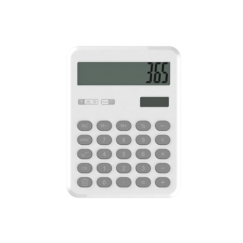  Dual Power 12 digit LCD Display Portable Pull-out Handwriting Board Calculator For Office and School