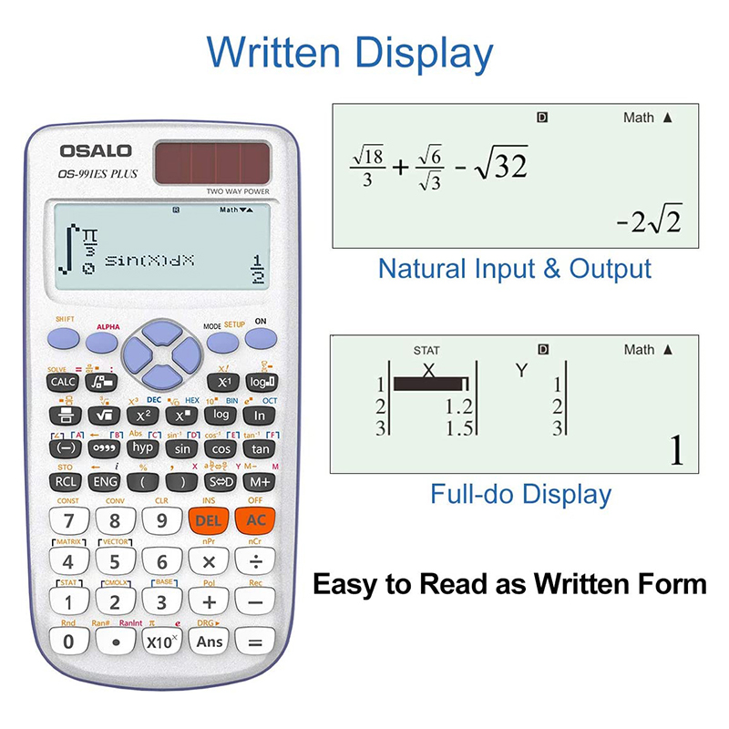 OSALO High Quality 417 Function Scientific Calculator Price, os-991es plus for Students