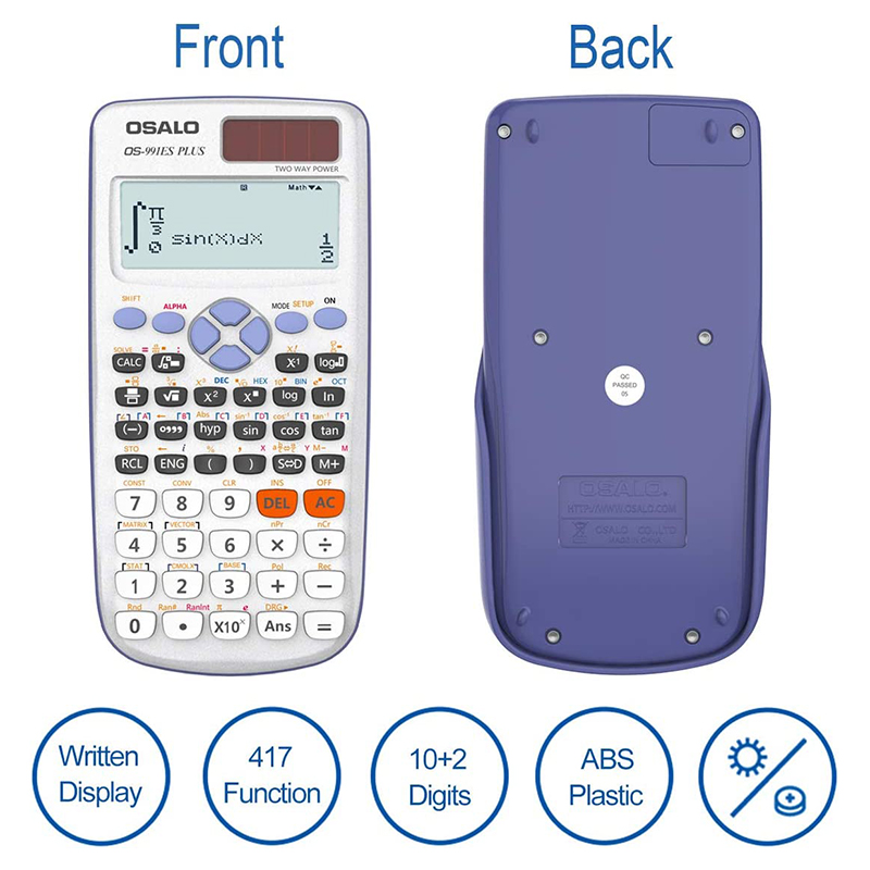 OSALO High Quality 417 Function Scientific Calculator Price, os-991es plus for Students