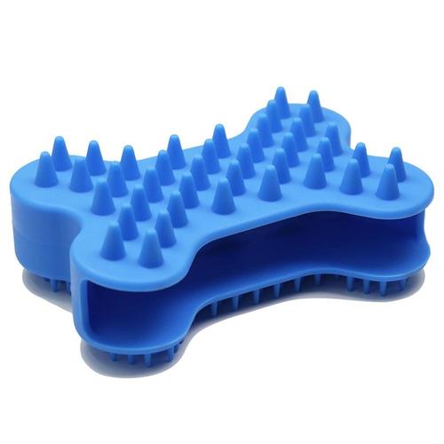 Dog Grooming Brush Silicone Pet Brushes for Shedding and Grooming Bone Shaped Silicone Dog Glove for Washing Pet Hair